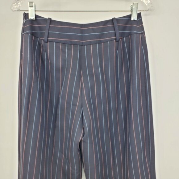 Armani Collezioni Made in Italy Cuffed Hem Multicolor Striped Formal Dress Pants - Picture 7 of 7